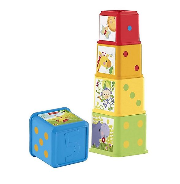 Fisher-Price® Lernspielzeug Fisher-Price Stack & Explore Blocks 5 Würfel m. günstig online kaufen