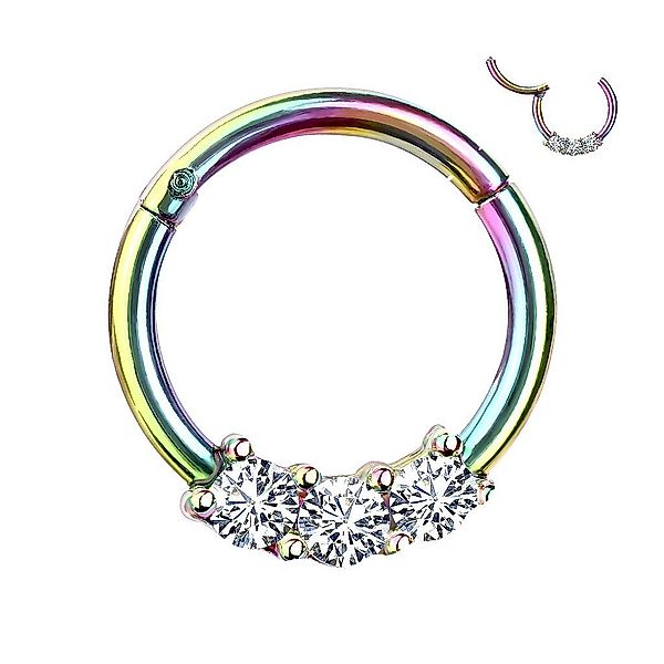 Taffstyle Nasenpiercing Piercing Segmentring Scharnier Clicker günstig online kaufen