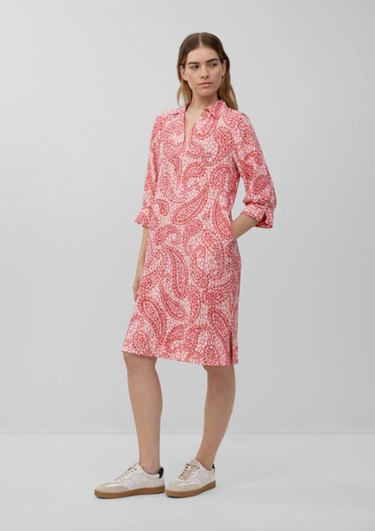 s.Oliver Minikleid Kleid Strukturiertes Hemdblusenkleid mit günstig online kaufen