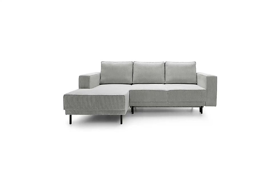 Selsey Ecksofa mit Schlaffunktion Rodario Mini ¦ grau ¦ Maße (cm): B: 241 H günstig online kaufen