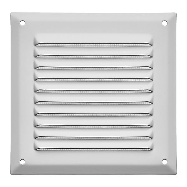 SOTECH Aluminium-Lüftungsgitter 140 x 140 mm Weiß Aufschraubbar mit Insekte günstig online kaufen