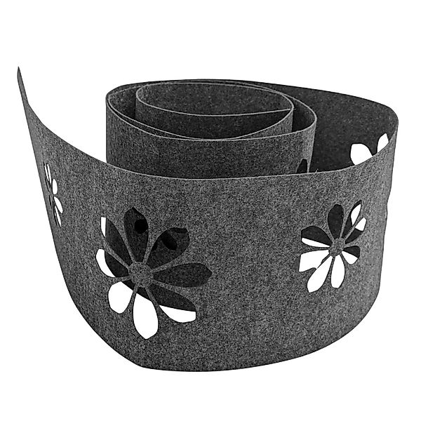 zaunzu Sichtschutz Design Vlies Dekor Sonnenblume Einzelstreifen Anthrazitg günstig online kaufen