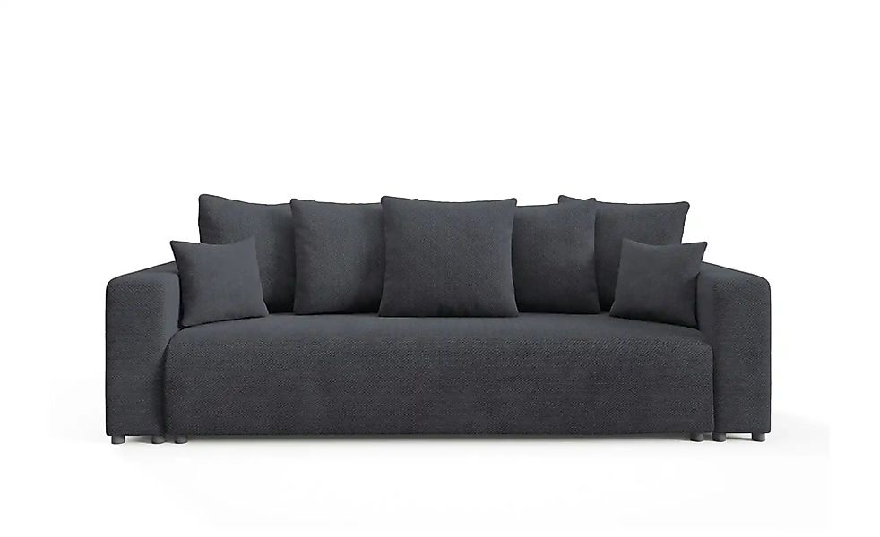 Schlafsofa EVORA Türkis   ¦ schwarz ¦ Maße (cm): B: 247 H: 88 Polstermöbel günstig online kaufen