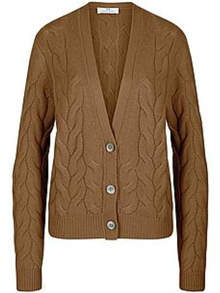 Strickjacke Peter Hahn Cashmere braun günstig online kaufen