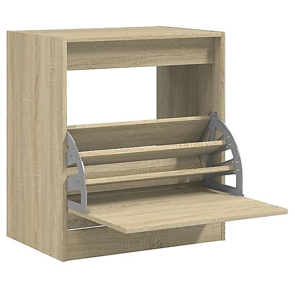 vidaXL Schuhschrank Sonoma-Eiche 60x42x69 cm Holzwerkstoff 839982 günstig online kaufen