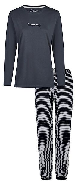 By Louise Schlafanzug Damen Pyjama mit Socken (2 tlg) Baumwolle günstig online kaufen