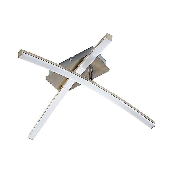 Lindby LED Deckenleuchte Laurenzia 9621599 Dimmbar Modern in Alu aus Metall günstig online kaufen