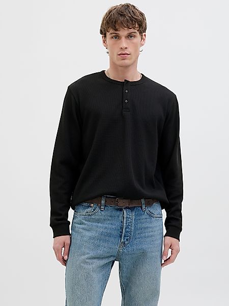 Jack & Jones Langarmshirt JJEDOVER HENLEY günstig online kaufen