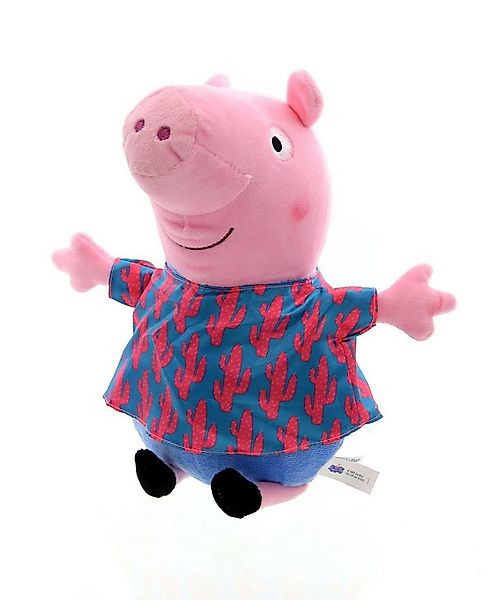 Play by Play Kuscheltier Peppa Wutz Plüschfigur (31cm) Schorsch Kaktus-Hemd günstig online kaufen