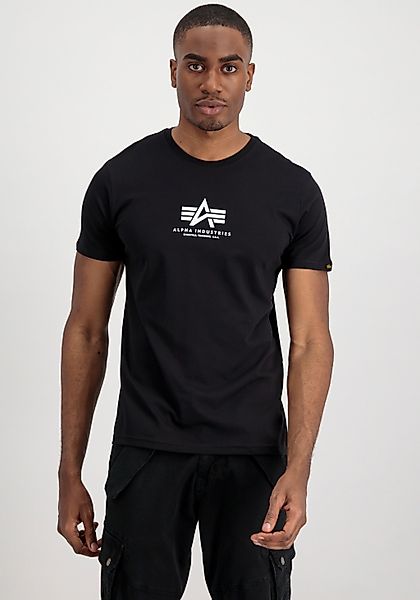 Alpha Industries T-Shirt "Alpha Industries Men - T-Shirts Basic T Mid Logo" günstig online kaufen