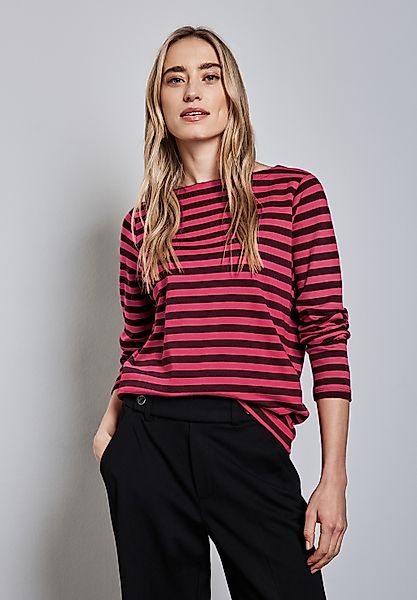 STREET ONE Langarmshirt, aus reiner Baumwolle günstig online kaufen