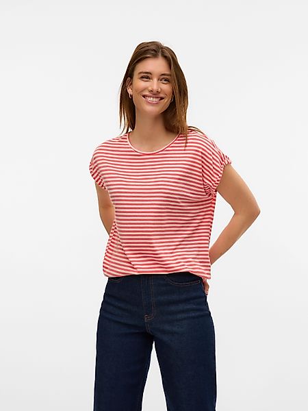 Vero Moda Rundhalsshirt VMAVA PLAIN SS günstig online kaufen