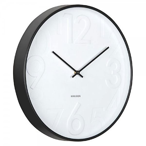 Karlsson Uhr Wanduhr Ayuno Black günstig online kaufen