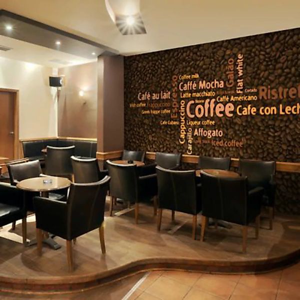 artgeist Fototapete Latte, espresso, cappucino... mehrfarbig Gr. 300 x 231 günstig online kaufen