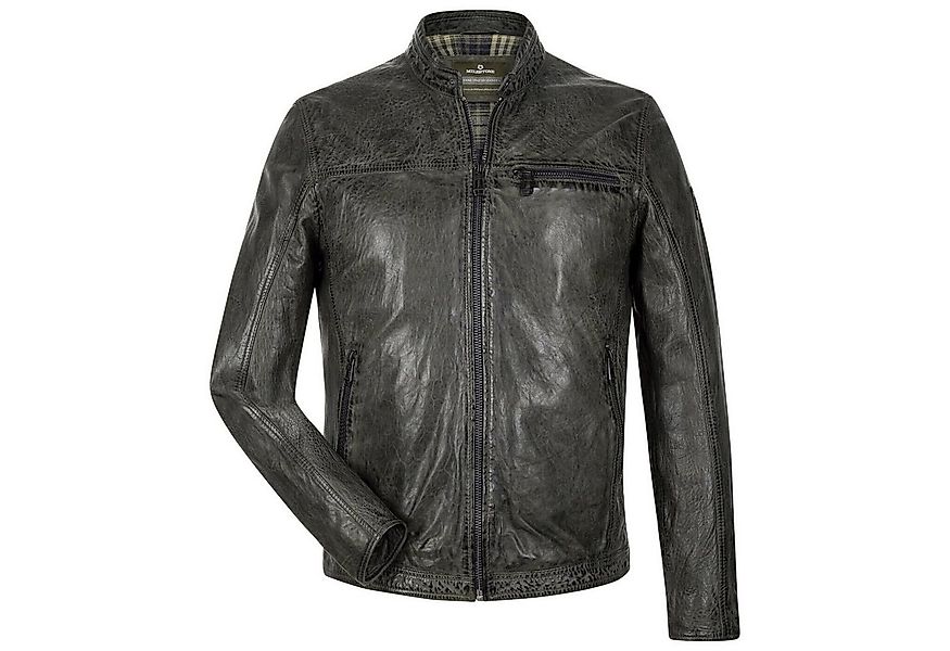 Milestone Lederjacke Herrenjacke aus Lammnappa Leder mit leichter Fütterung günstig online kaufen