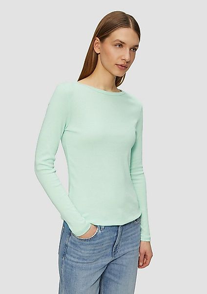 s.Oliver Langarmshirt T-Shirt Baumwoll-Longsleeve im Slim Fit günstig online kaufen