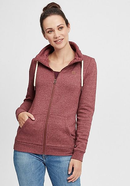 OXMO Sweatjacke OXVicky Moderne Sweatshirtjacke mit Stehkragen und Kordel günstig online kaufen