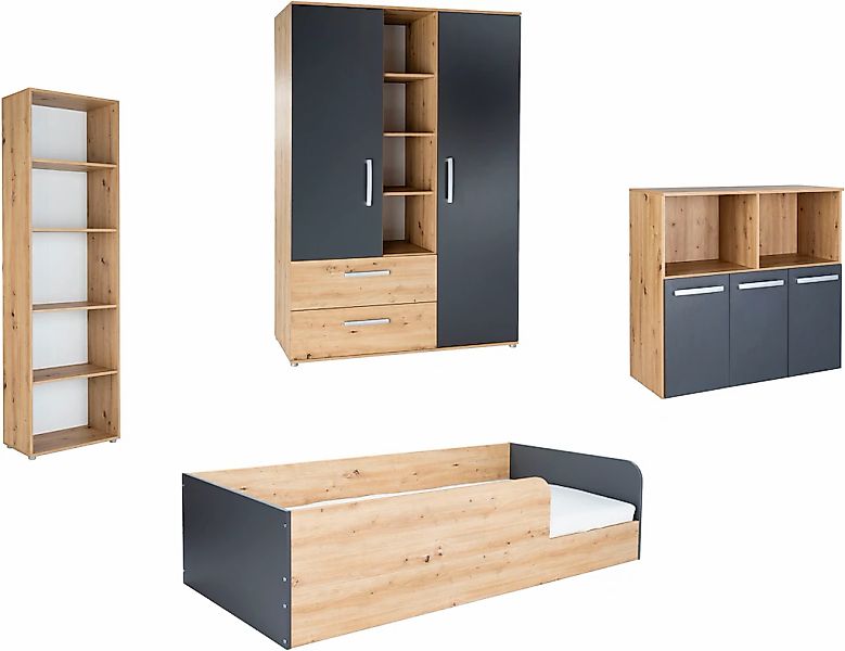 arthur berndt Jugendzimmer-Set "Kinderzimmer "Alessio" Set 4-teilig" Set, 4 günstig online kaufen