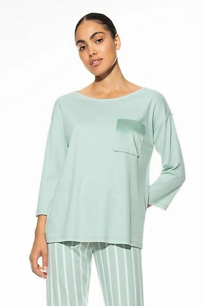 Mey Pyjamaoberteil Mey T-Shirt 3/4 Arm 17377 Sea Glass Light (1 Stück, 1-tl günstig online kaufen