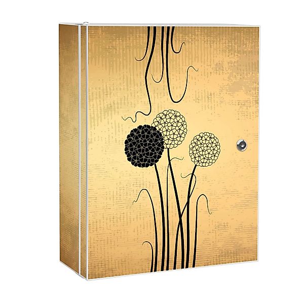 banjado Medizinschrank Stahl Zwiebel Vintage (abschließbar, 3 große und 2 k günstig online kaufen