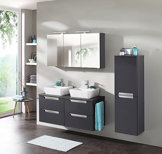 welltime Spiegelschrank "Malibu", Breite 120 cm, mit Spiegeltüren und Softc günstig online kaufen
