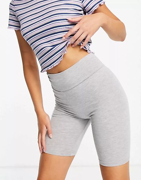 Miss Selfridge – Leggings-Shorts in Grau günstig online kaufen