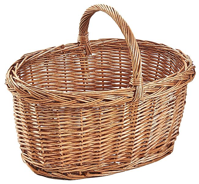 Kobolo Einkaufskorb Weidenkorb LISA Korb Körbchen 45x30x23/33 cm, aus Weide günstig online kaufen