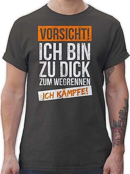 Shirtracer T-Shirt Ich bin zu dick günstig online kaufen