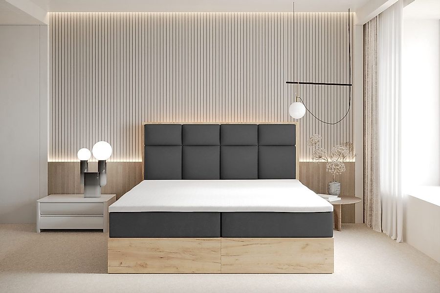 TRADA Boxspringbett SELVA 160x200 - Taschenmatratze günstig online kaufen