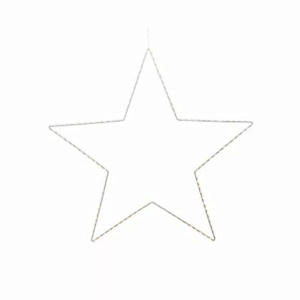 MARELIDA LED Stern Metallstern hängend 175LED Außen D: 58cm weiß  Erwachsen günstig online kaufen