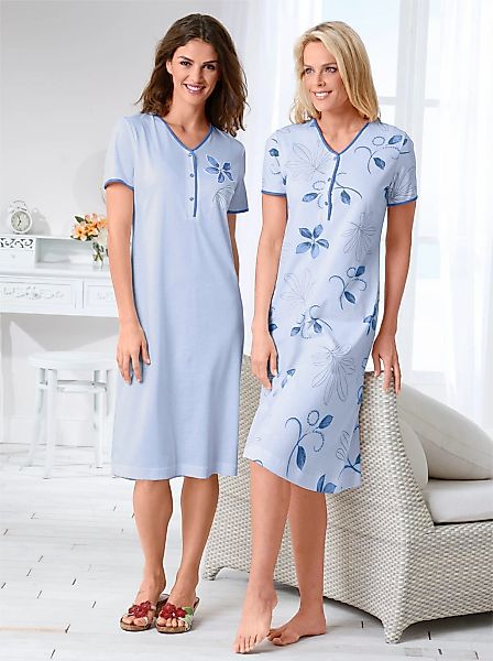 Ascafa Nachthemd "Kurzarm-Nachthemden" günstig online kaufen