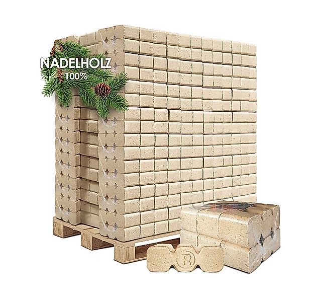 JSM-Brennholz Holzbriketts Uckermark Holzbriketts auf Palette, 960 kg, Regi günstig online kaufen