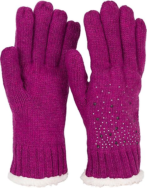 styleBREAKER Strickhandschuhe Strickhandschuhe mit Strass und günstig online kaufen