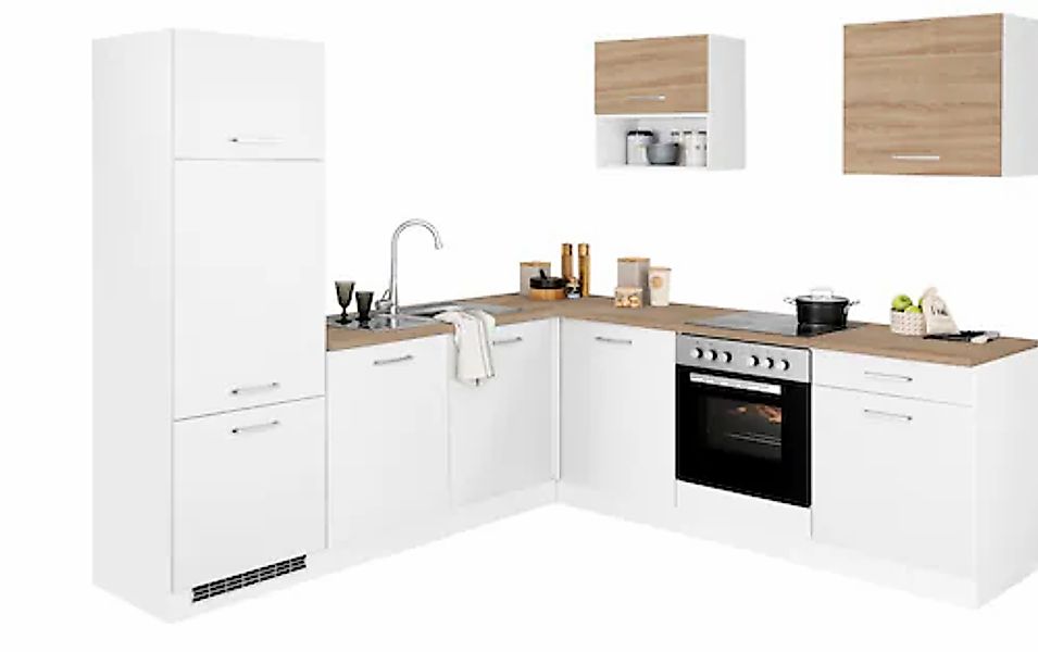 KOCHSTATION Winkelküche "KS-Visby", ohne E-Geräte, Winkel 240 x 240cm für K günstig online kaufen