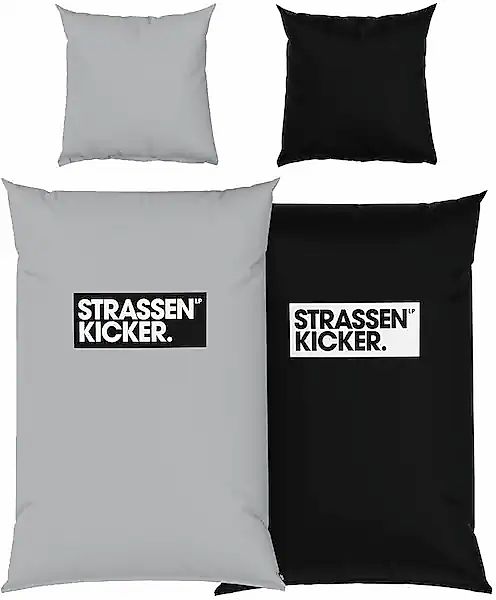 Wendebettwäsche »Strassenkicker by Lukas Podolski«, (2 tlg.), mit tollem Mo günstig online kaufen