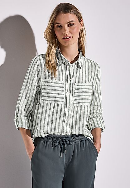 STREET ONE Hemdbluse mit Streifen Muster günstig online kaufen