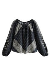 Next Blusenshirt Langärmeliges Oberteil mit U-Boot-Ausschnitt günstig online kaufen