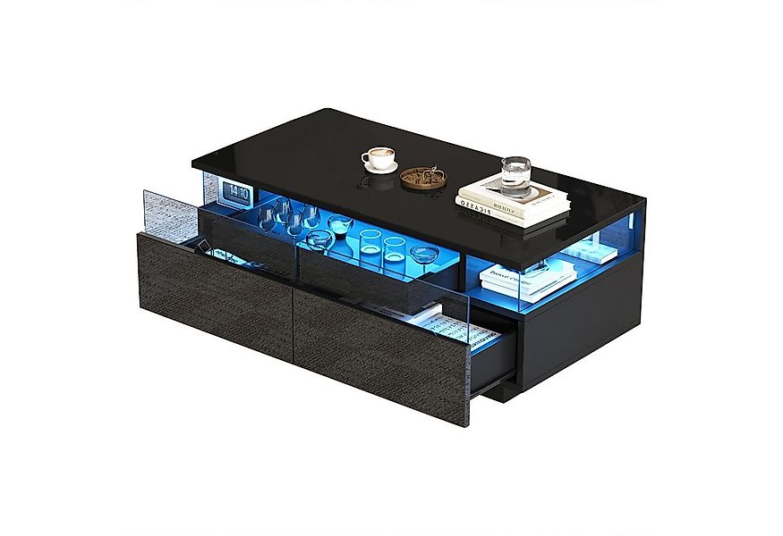 REDOM Couchtisch mit Rückprallschalter (Beistelltisch, Kaffeetisch, 1-St., günstig online kaufen