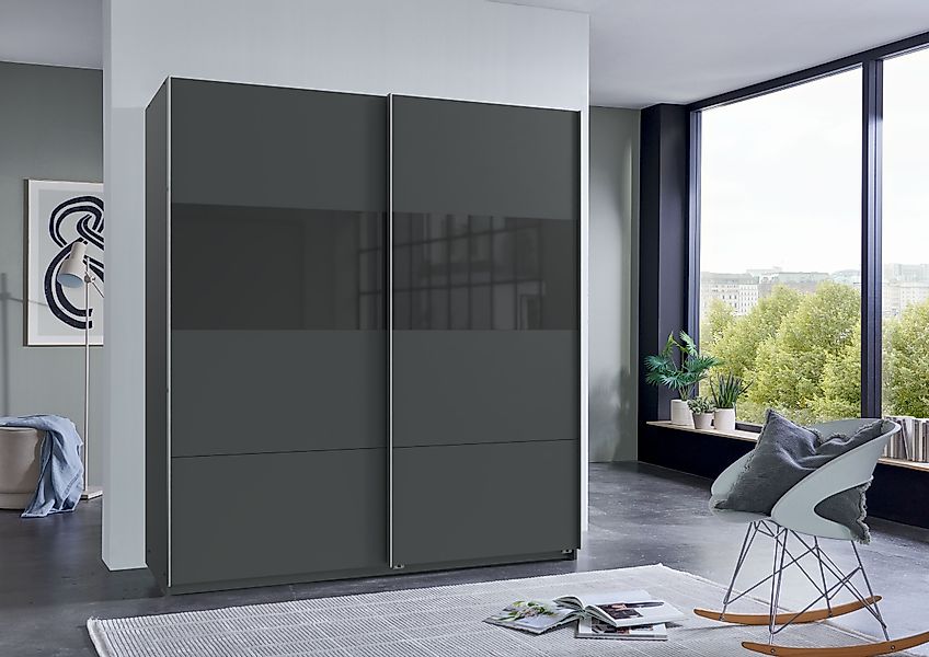Wimex Schwebetürenschrank "Bramfeld TOPSELLER Kleiderschrank" mit Glaseleme günstig online kaufen