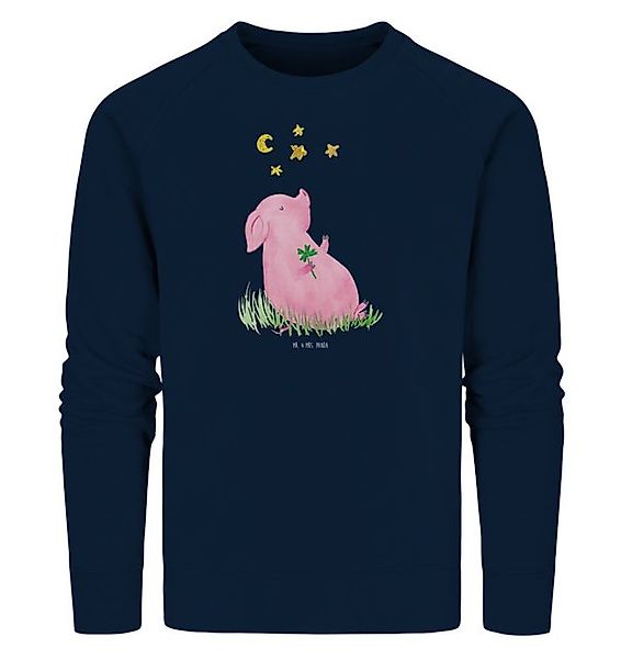Mr. & Mrs. Panda Longpullover Schwein Glück Größe XL - French Navy - Gesche günstig online kaufen