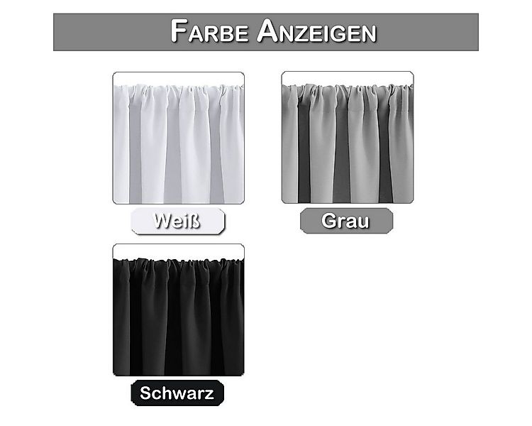 BTTO V&G Scheibengardine Scheibengardine Bistrogardine, Blickdicht Vorhang günstig online kaufen