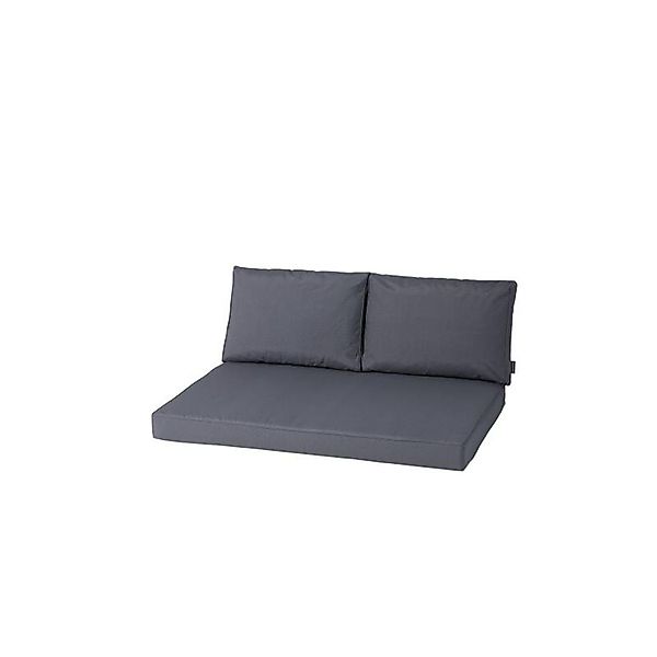 Madison Sitzauflage Rückenkissen "Havana" 60x43cm grau günstig online kaufen