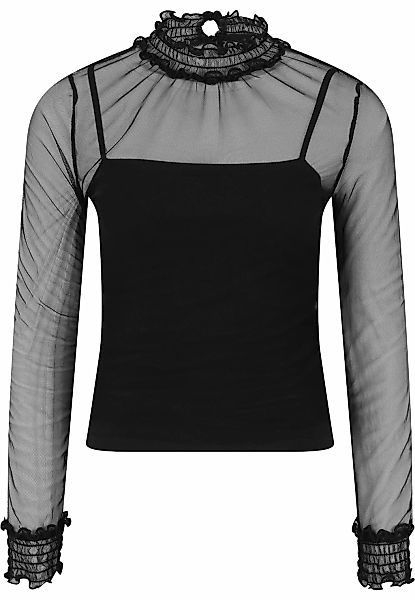 URBAN CLASSICS T-Shirt "Urban Classics Damen Ladies Double Layer Mesh L/S", günstig online kaufen