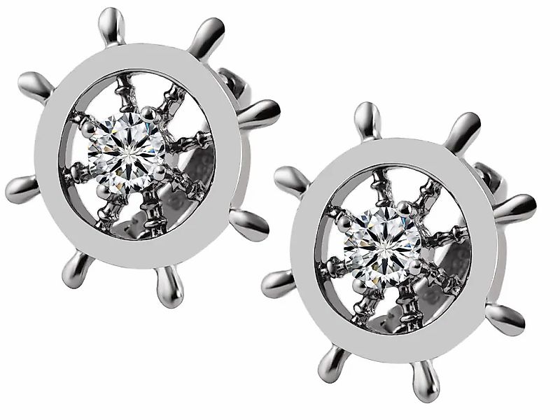 Adelia´s Paar Ohrhänger "Damen Ohrringe aus Edelstahl mit Zirkonia" Perfekt günstig online kaufen