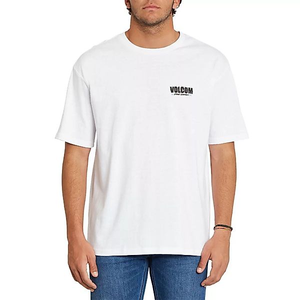 Volcom Companystone Kurzärmeliges T-shirt S White günstig online kaufen