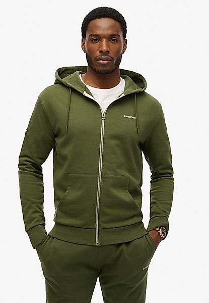 Superdry Kapuzensweatjacke PLAIN ZIP HOOD günstig online kaufen