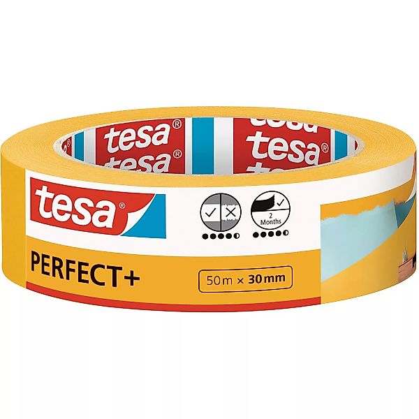 tesa® Malerband Perfect+ 50m x 30mm günstig online kaufen
