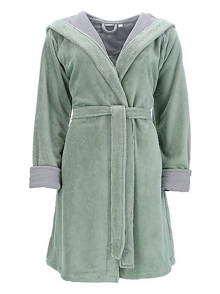 Esprit Damenbademantel Damen Bademantel mit Kapuze COSY, Viskose, hohe Mark günstig online kaufen