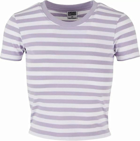 URBAN CLASSICS T-Shirt Ladies Short Striped Tee günstig online kaufen
