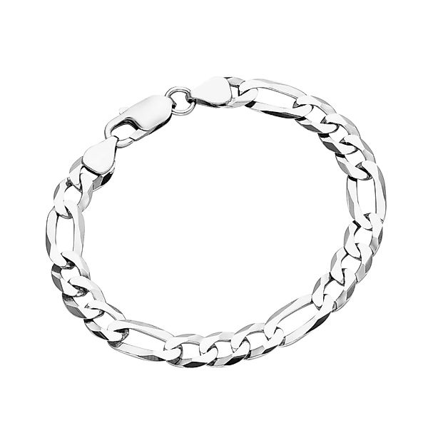 Smart Jewel Armband Figarokette 3/1 diamantiert, günstig online kaufen